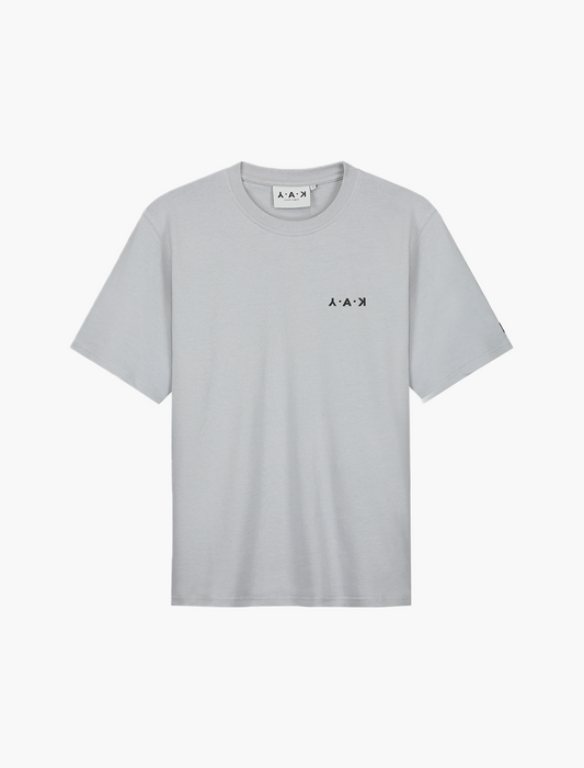 YAK cool grey Tee, antra