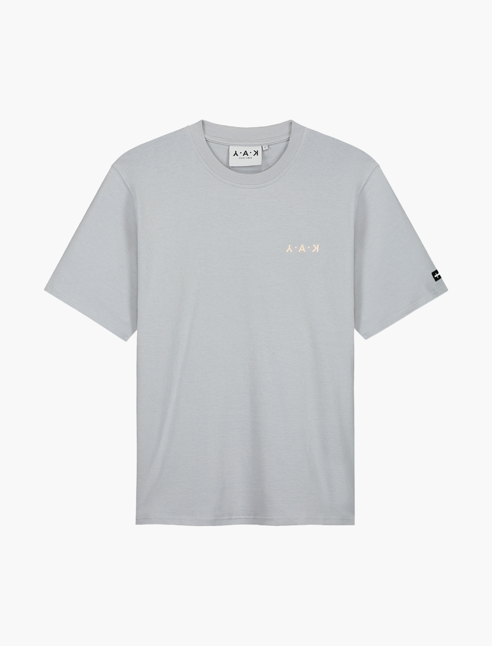 YAK cool grey Tee, off-white