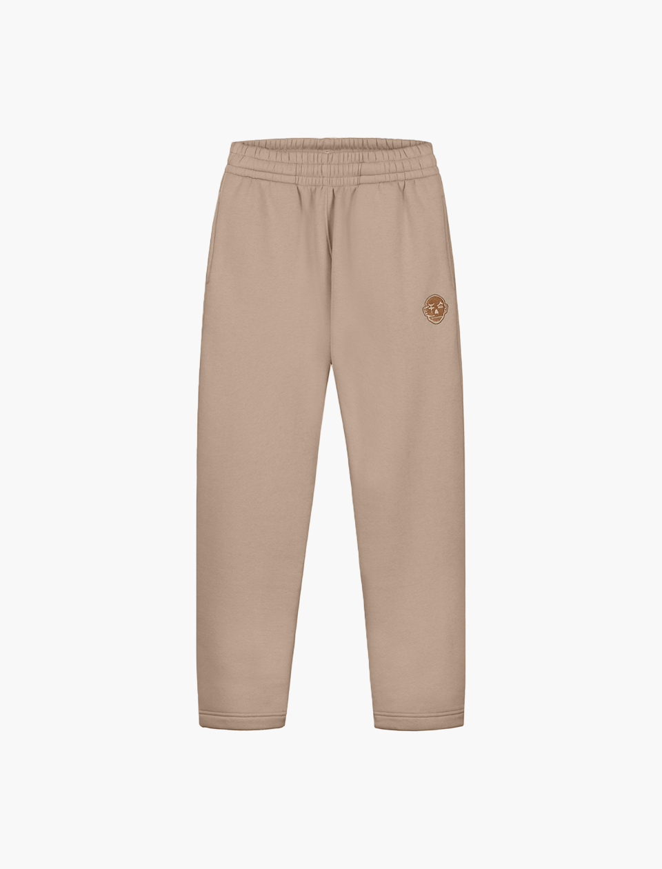 YAK straight leg jogger beige, brown