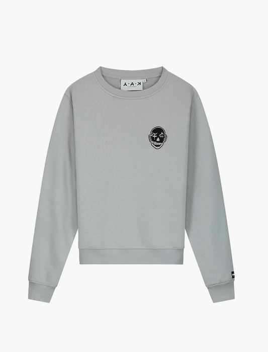 YAK cool grey crewneck